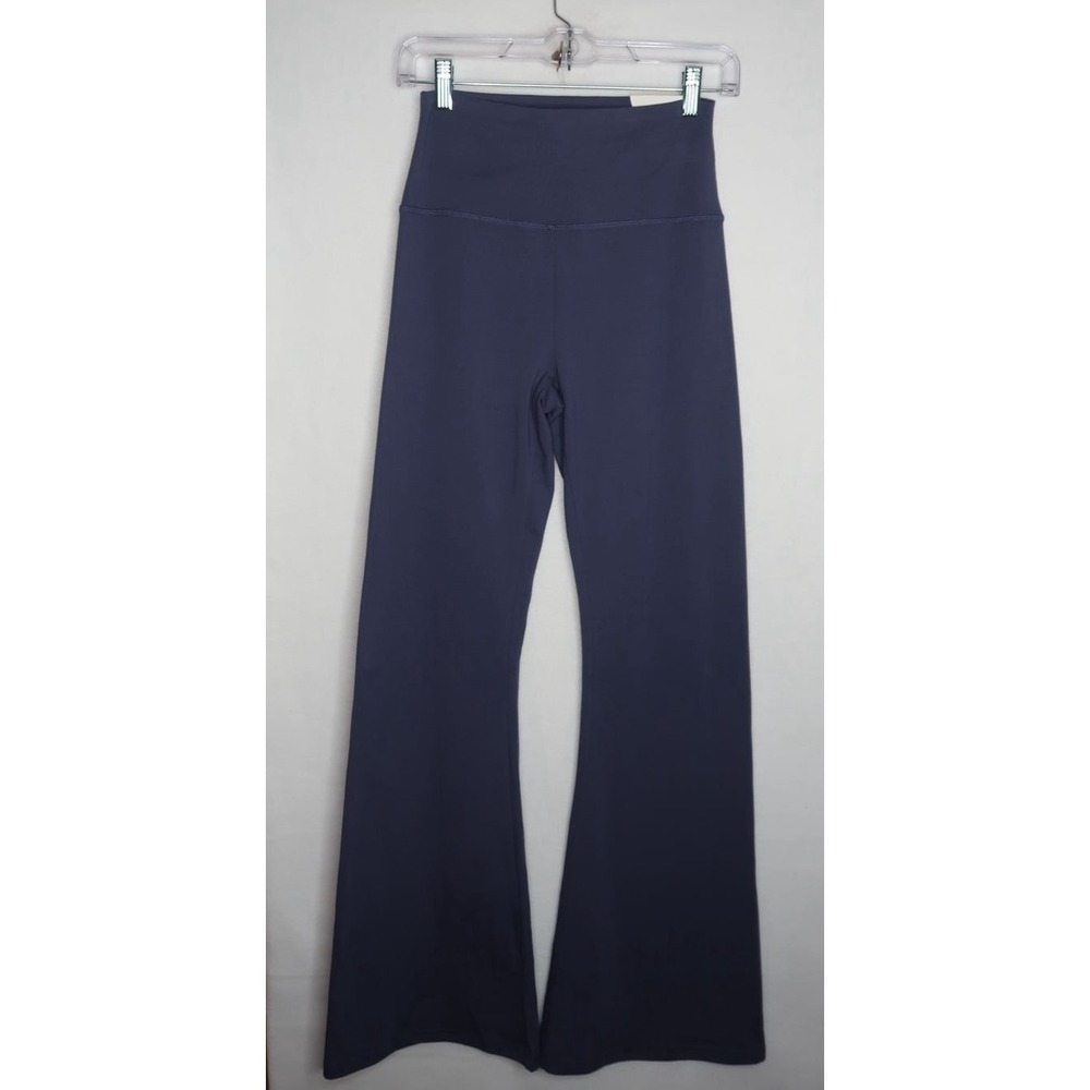 Aerie OFFLINE OG High Rise Flare Leggings Blue Yoga Pants Womens Medium M NWT